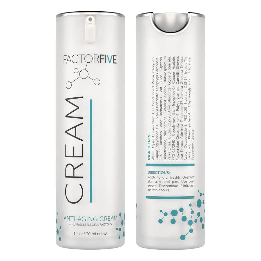Factor Five Anti-Aging Cream, label