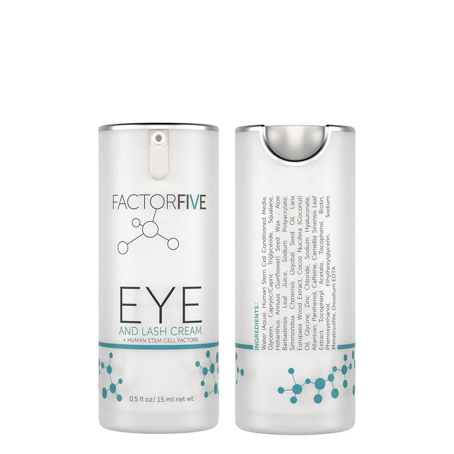 Factor Five Eye & Lash Cream, label