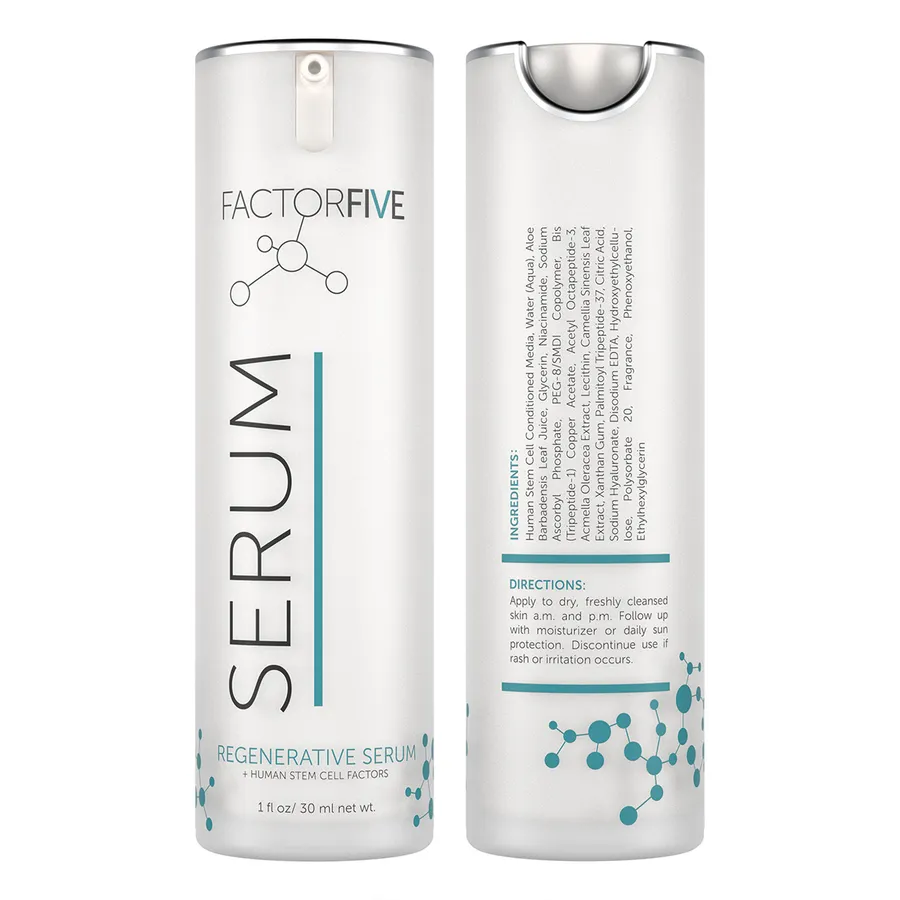 Factor Five Regenerative Serum, label
