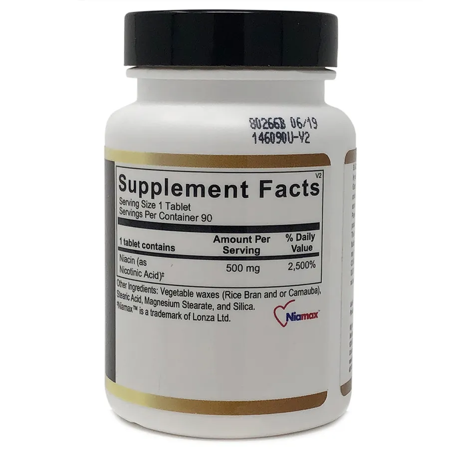 Niacin Time Release, label