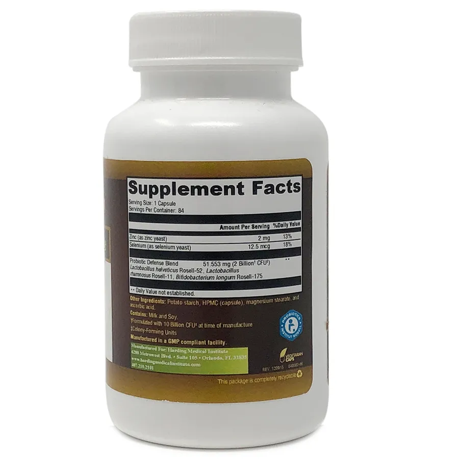 Probiotic Defense, label